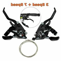 Brake Gear Shifters Lever Transmission 3 + 7 Speed