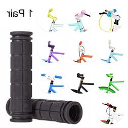 1 Pair Soft Rubber Handlebar End Grips For Bicycle MTB BMX R