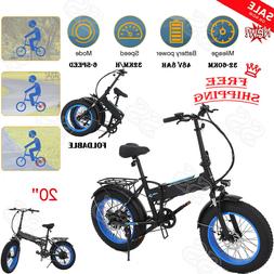 Bicycle Fat Tire Ebike W/ Lithium Battery