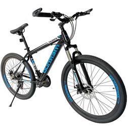 21speed City Bike Men's Bicycle Mtb With Adjustable Seat Blu