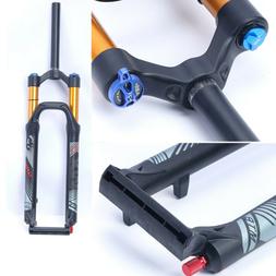 Air Suspension Front Fork Adjustable 120mm Mtb Bike Fork Usa