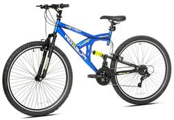 Kent 29" Flexor Men's Dual Suspension Mountain Bike, Blue IN