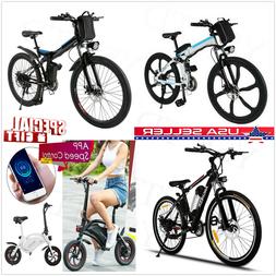 Fat Tire E Bike With 250w Brushless Motor 21-speed