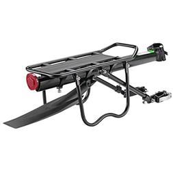 Fender Board Quick Release Carrier Rear Rack Alloy Black