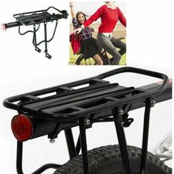 Rear Rack Seat Post Mount Pannier Luggage Carrier Metallic