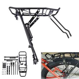 Rear Rack Seat Post Mount 110lbs Luggage Carrier Aluminum