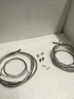 Bmx 5mm Brake Cable Set Chrome Puppy Paws Casing Gt Hutch Sk