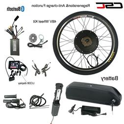 Conversion Kit 48v 1500w Electric Mountain Bike 700c Charger