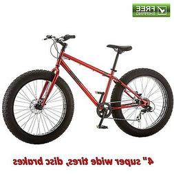 Red All Terrain Fun Beach Bicycle Disc Brake