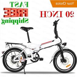 Ebike City Mountain Bike Bicycle E Cycling 250w White