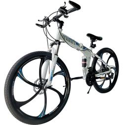 26" Full Suspension Bicycle 21 Speed Mtb Mens Bikes