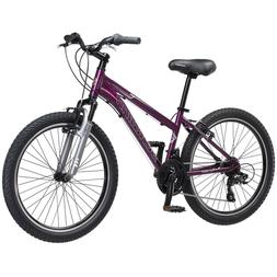 Comfort 24 Inch Women Bicycle Purple 21 Speed Lightweight