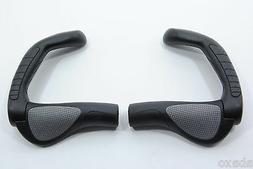 Grips With Bullhorn Bar End Extensions