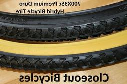 Tire Duro 700 x 35c Black / Gum Side Wall  Bicycle Mountain 