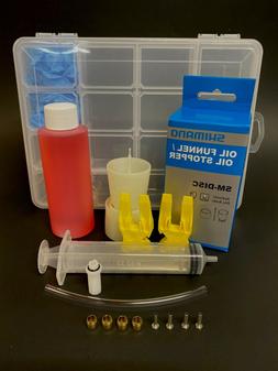 Shimano Bleed Kit - 7 OPTIONS w/ ST-R9120 Adapter Funnel 4oz