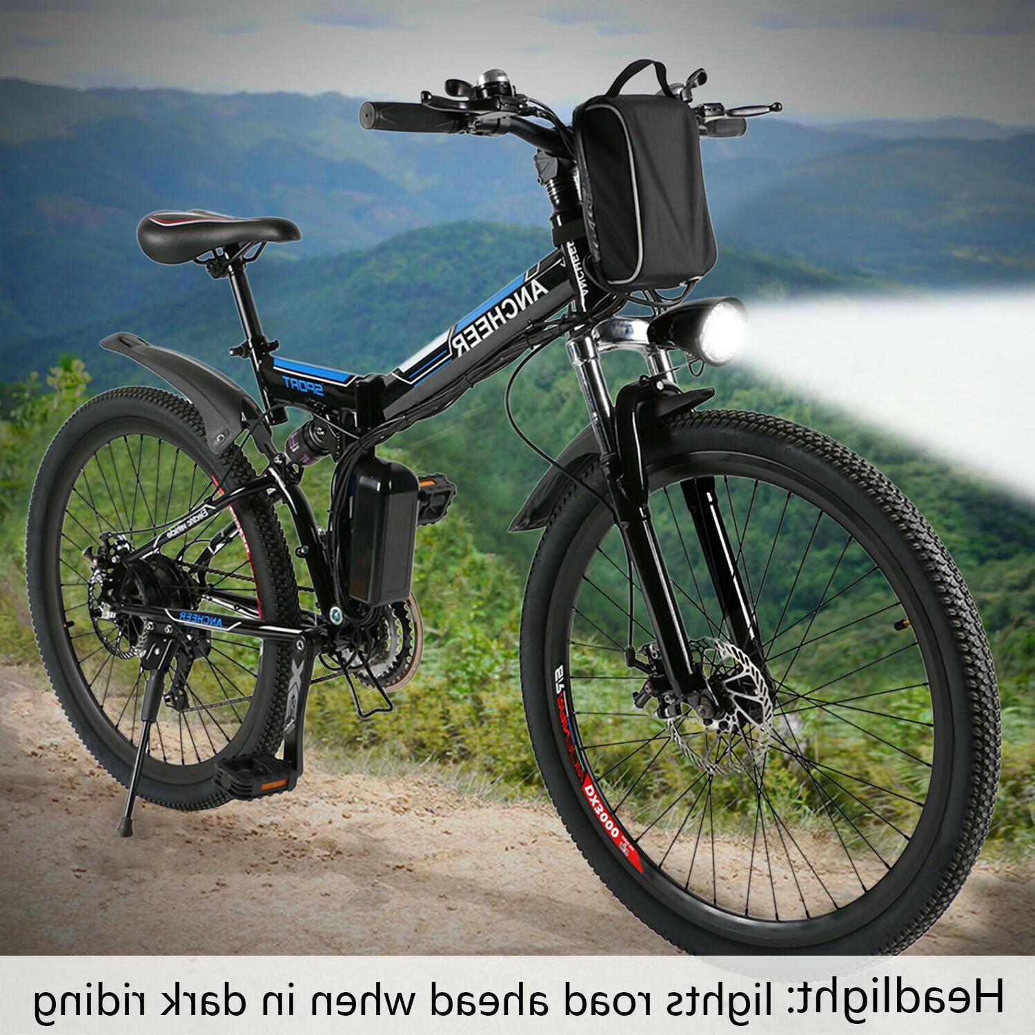 Sale! 26" Shimano 7th Gear Electric Bicycle Fat Tire Mountai