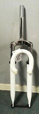 1" Threaded Suspension Fork&nbsp;v-type Brake White