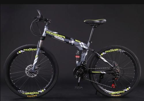 21 Speed Full Suspension Bicycle Carbon Steel Mtb