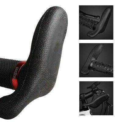 Handlebar Bar Black Rubber Ends Fit For 22.2mm Bicycle Handl