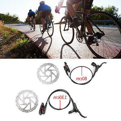 Road Bicycle 160mm Rotors Front Rear Disc Brake Caliper Set 