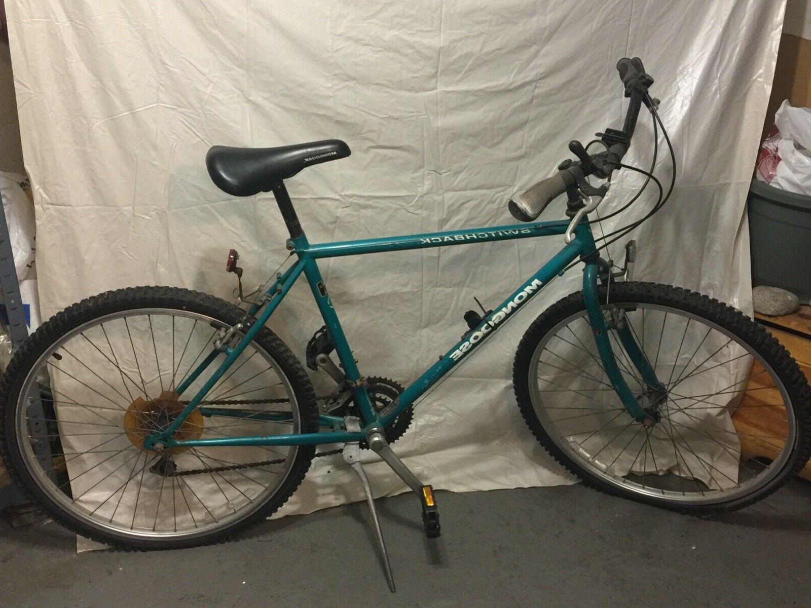 switchback mountain bike green 26inch spenco saddle