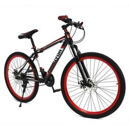 21 Speeds 26 Inch Wheel Dual Disc Brake Bikes Adults Black&r