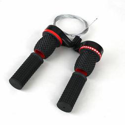 Bicycle 18/21 Speed Twist Gear Shifter Set Pair + Grips & Ca