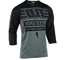 Ruckus Jersey; Bolt Fatigue Green / Black Size Lg