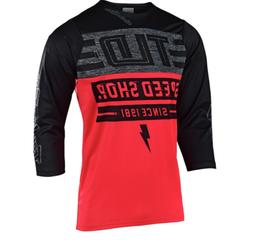 Ruckus Jersey; Bolt Red / Black Size Lg