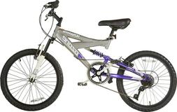 Ozone 500&reg; Girls' Ultra Shock 20" 7-Speed Mountain Bicycle