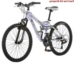 Mongoose R3577 Girl's Maxim Full Suspension Bicycle 