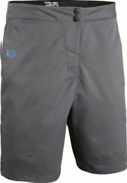 Mtb Cycling Baggy Shorts W/ Liner Grey Size 30 New