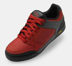 Flat Pedal Shoes Vibram Sole Red Gray Us M 13