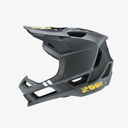 Full Face Enduro Cycling Helmet Charcoal Lg