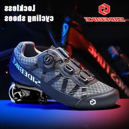 Cycling Shoes Men Non-slip Road Mountain Bike Sneakers Flat 