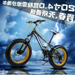 Mtb 20 Inch 7 21 24 27 Speed Double Disc Mountain Fat Bicycl