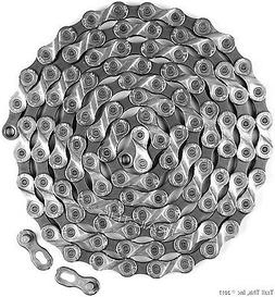 KMC X9.93 Chains w/ Missing Link, Bag of 5, 9-Speed, Silver/