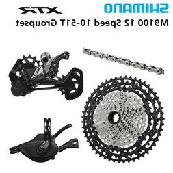 SHIMANO XTR M9100 1x12S MTB Groupset Shifter Cassette Chain 